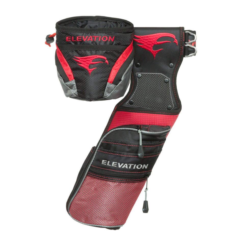 Elevation Nerve Archery Field Quiver Package LH Red