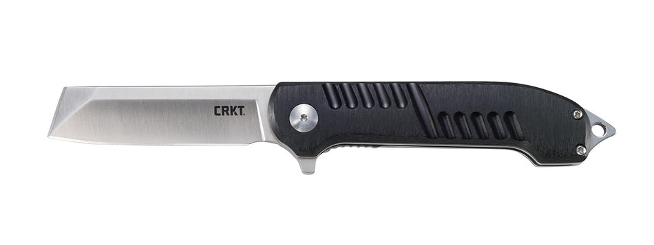 CRKT 4031 Razel GT Assisted Opening Chisel Folder 3.02" Satin SS Blade Black Aluminum Handle