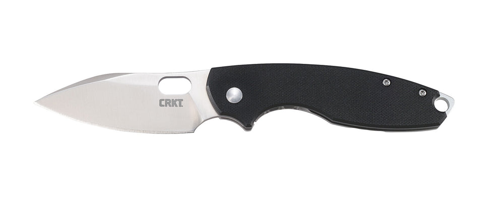 CRKT 5317 Pilar III Compact Folding Spear Point Knife 2.97" Satin Stainless Blade with Clip