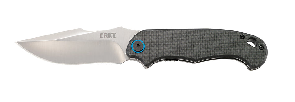 CRKT P.S.D. Particle Separation Device Folding Pocket Knife 3.63" 4116 Steel Blade Carbon Fiber G10 Handle