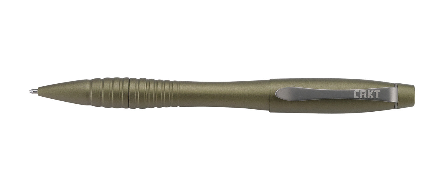 CRKT TPENWOD Williams Defense Pen 6" OD Green Anodized Aluminum Includes Refill