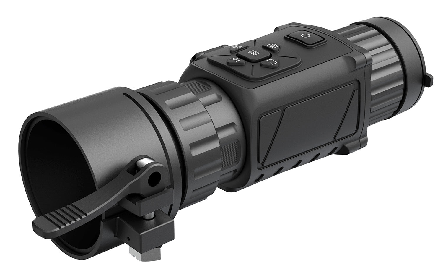 AGM Global Vision Rattler TC35-384 1x 35mm Thermal Clip-On Monocular Black Anodized 384x288 Digital Zoom