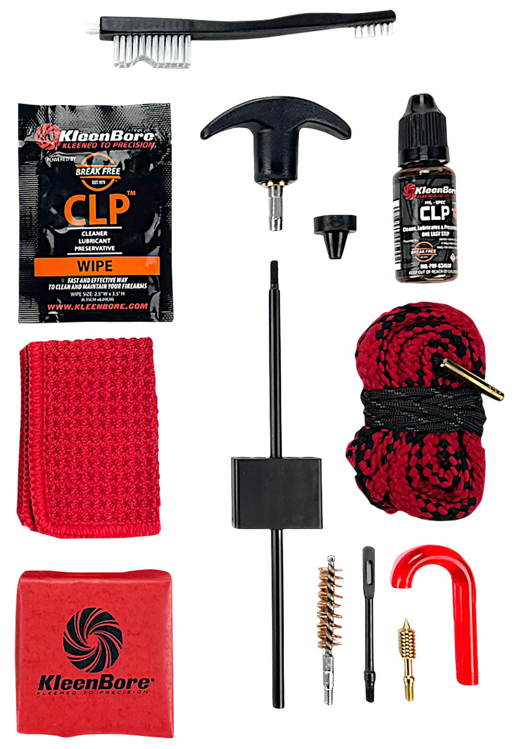 KleenBore KDS9 .38/.357/9mm Dual Rod & Pull-Through Rope Handgun Cleaning System