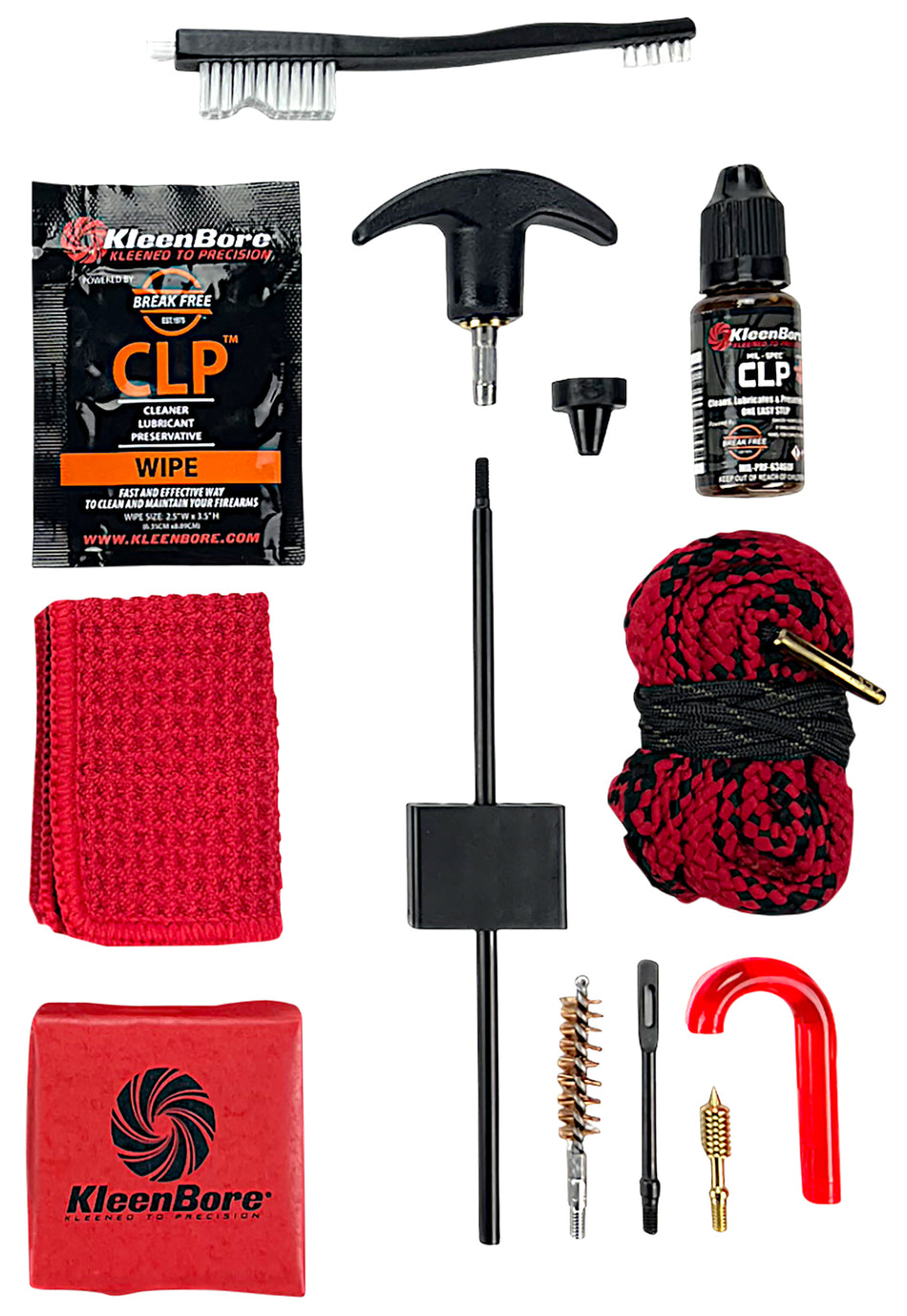 KleenBore KDS9 .38/.357/9mm Dual Rod & Pull-Through Rope Handgun Cleaning System