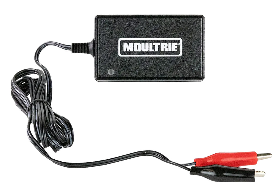 Moultrie MFA13464 Black 6V/12V Sealed Lead-Acid Battery Charger with Alligator Clips
