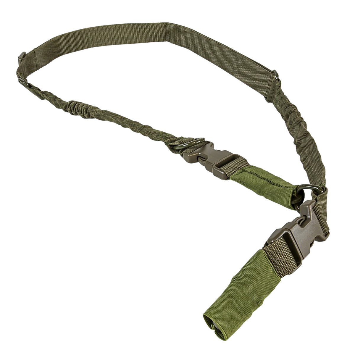 NcStar AARS21PG VISM Adjustable Green Nylon Sling w/Quick Connect Buckles 55"-72" OAL