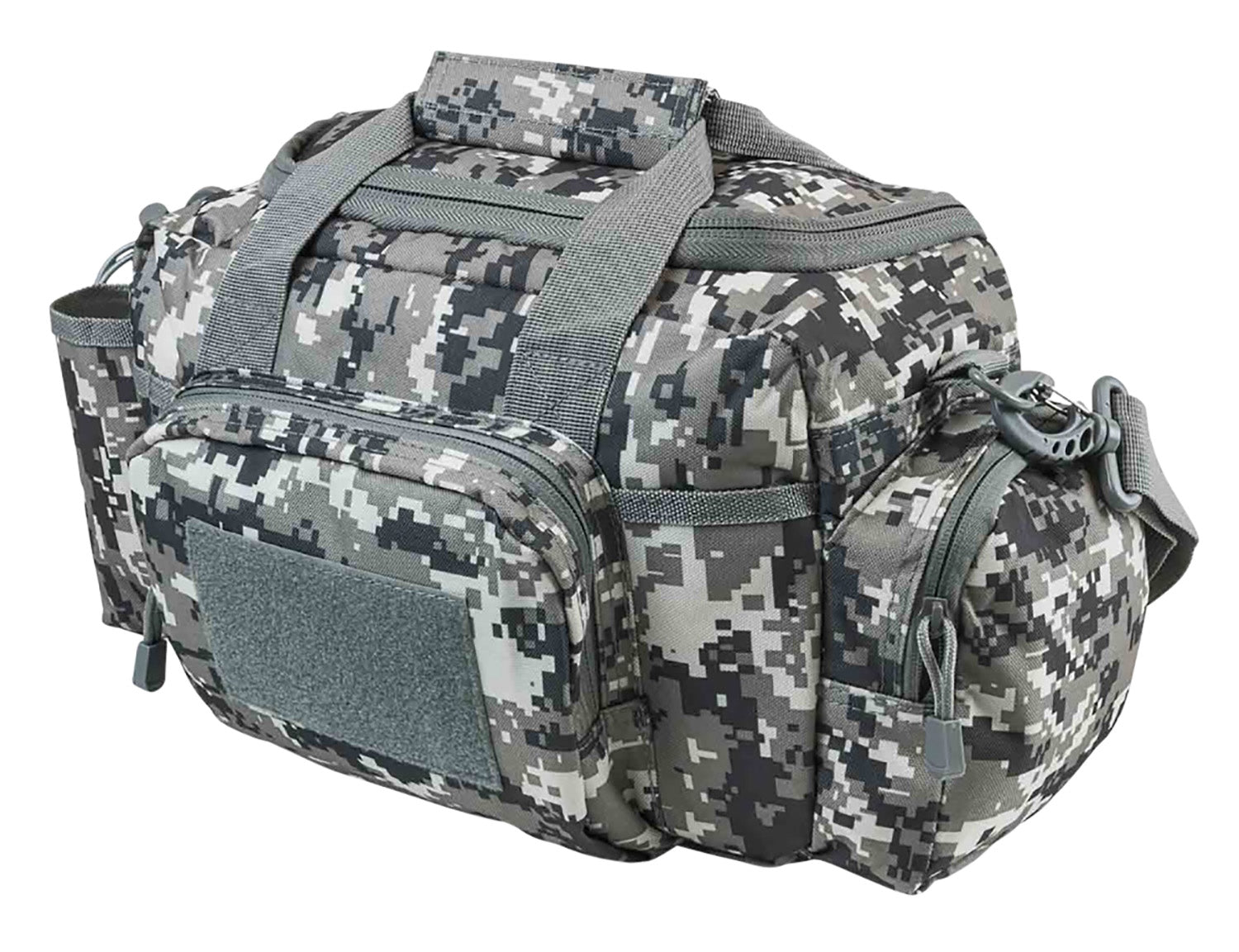 NcStar VISM Digital Camo Small Range Bag Side Pockets PALs Webbing Lockable Zippers