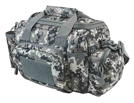 NcStar VISM Digital Camo Small Range Bag Side Pockets PALs Webbing Lockable Zippers