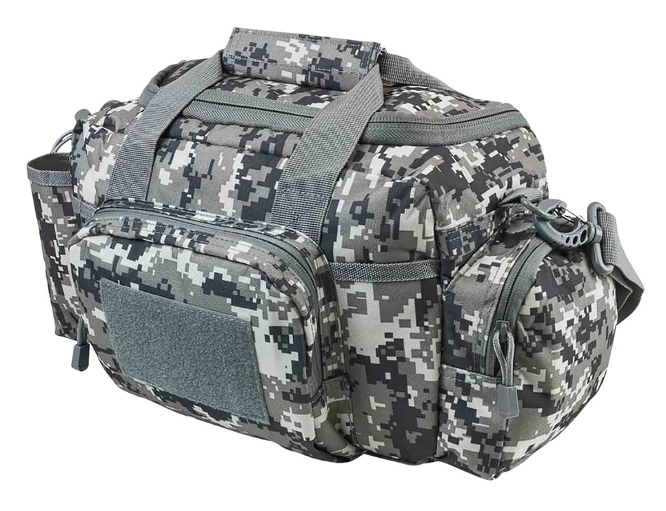 NcStar VISM Digital Camo Small Range Bag Side Pockets PALs Webbing Lockable Zippers