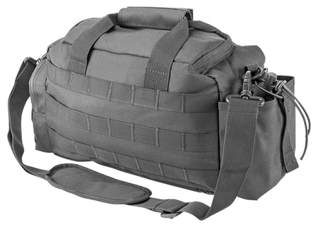 NcStar VISM Urban Gray Small Range Bag Side Pockets PALs Webbing Carry Handles