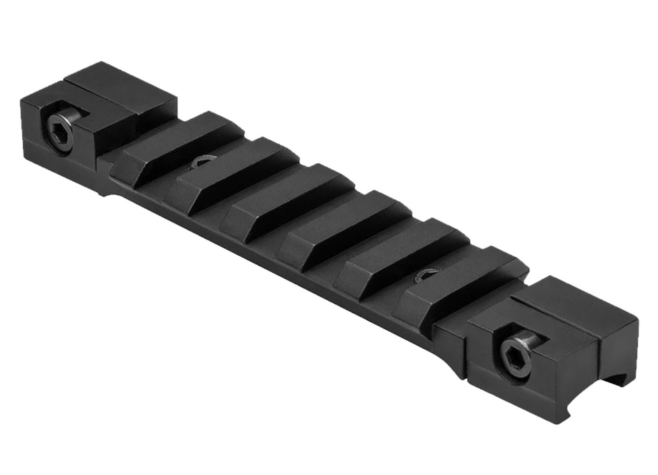 NcStar MAD38PS Short 3/8 Dovetail to Picatinny Adapter Black Anodized for Red Dot Optics