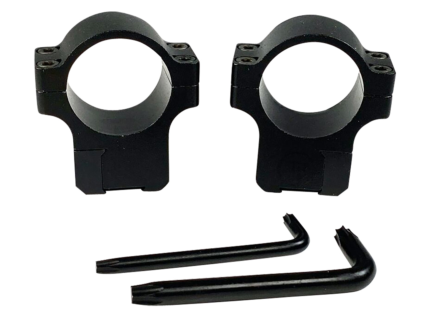 CZ-USA 40086 Matte Black 1-Inch Medium Scope Rings CZ 457/455