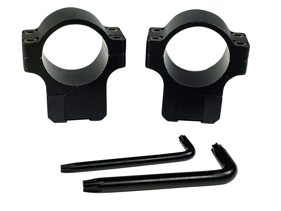 CZ-USA 40086 Matte Black 1-Inch Medium Scope Rings CZ 457/455