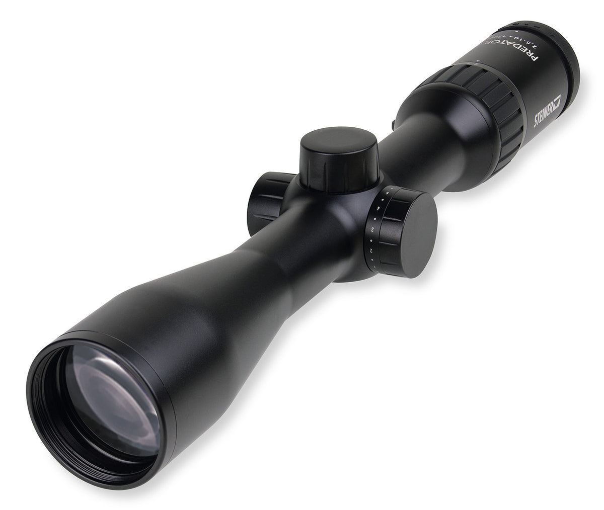Steiner Predator 4 Black Riflescope 2.5-10x42mm 30mm Tube SFP Illuminated Ballistic E3 Reticle