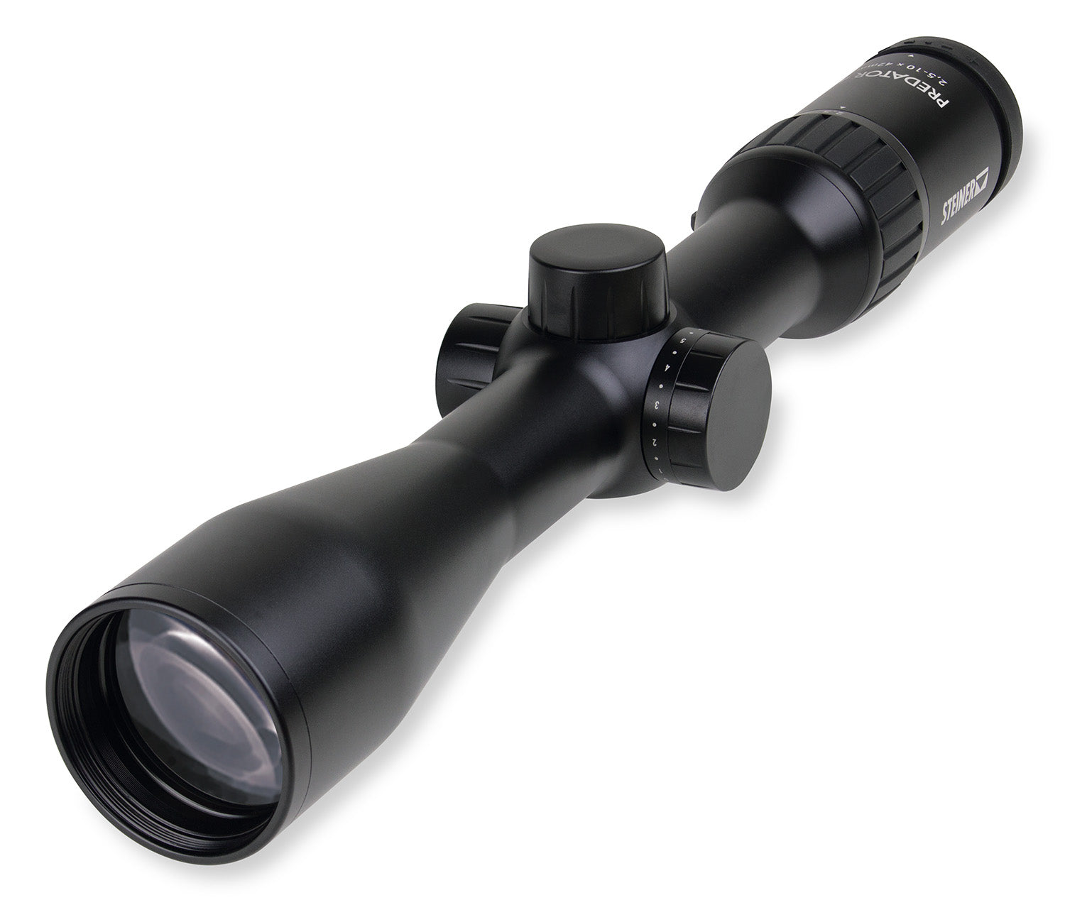 Steiner Predator 4 Black Riflescope 2.5-10x42mm 30mm Tube SFP Illuminated Ballistic E3 Reticle