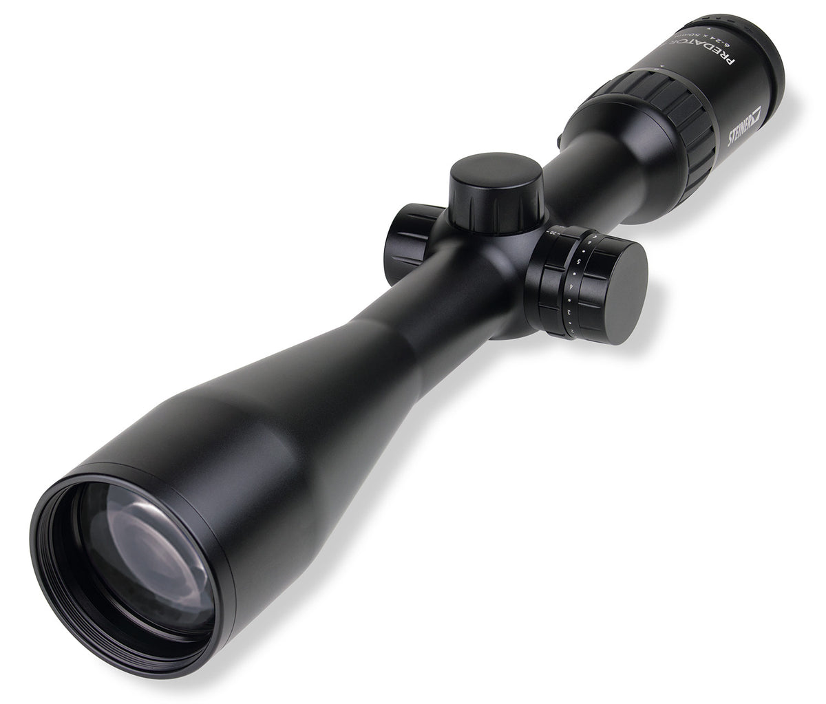 Steiner Predator 4 Black Riflescope 6-24x50mm 30mm Tube SFP Illuminated Ballistic E3 Reticle