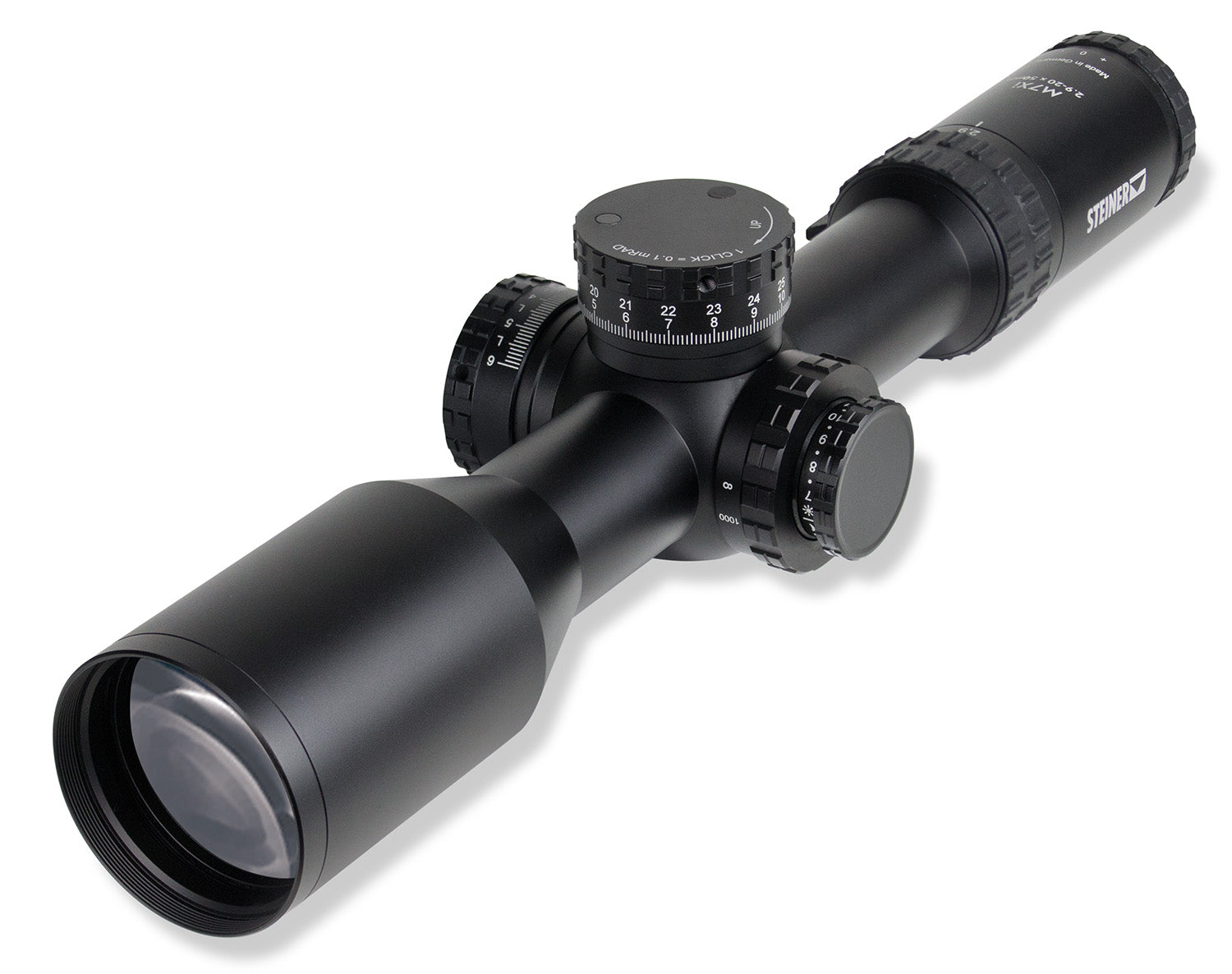 Steiner M7Xi M-Series Black 2.9-20x50mm 34mm Tube MSR2 Reticle Riflescope