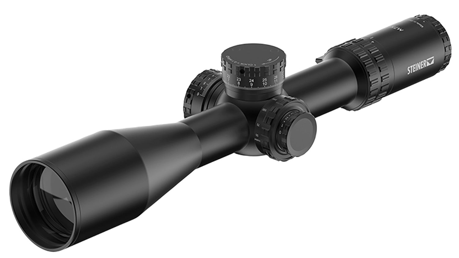 Steiner M7Xi M-Series Black 4-28x56mm 34mm Tube Tremor 3 Reticle Front Focal Plane Riflescope