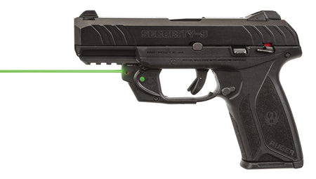 Viridian E-Series Green Laser 9120023 Ruger Security 9 and 380 Full and Compact Ambidextrous Black
