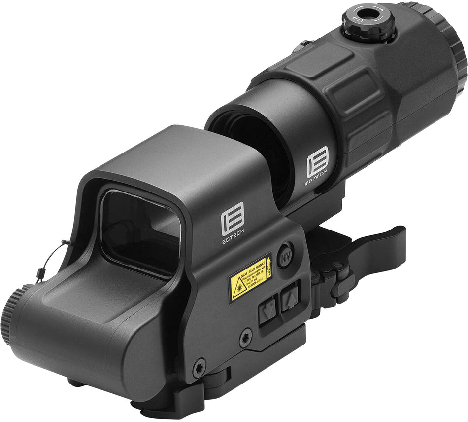 Eotech HHSV HHS V EXPS G45 5x Magnifier 68 MOA Ring 4x1 MOA Red Dot Matte Black