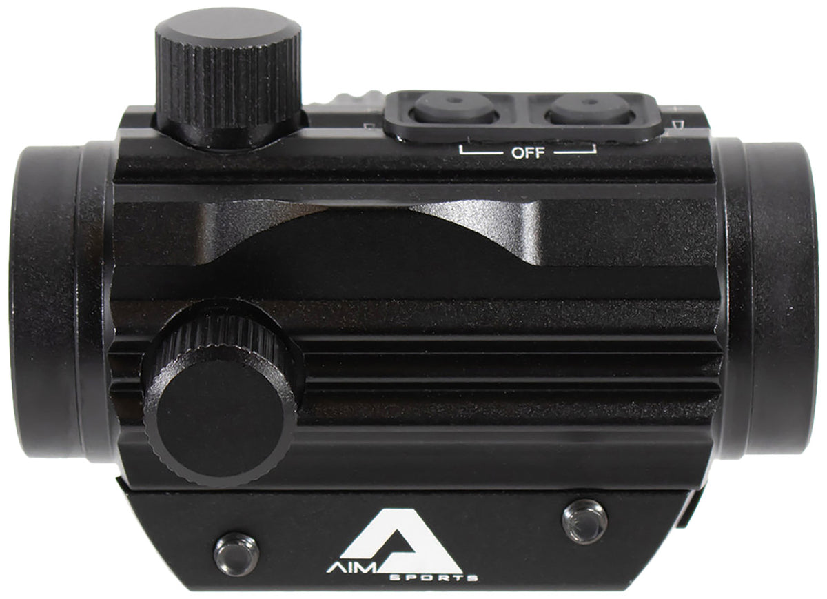 Aim Sports RD120PE 5 MOA Red/Green Micro Dot 1x20mm Black Anodized Dual Illuminated Sight