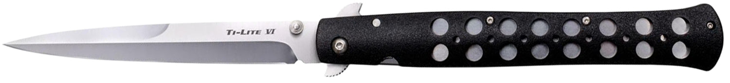 Cold Steel CS26SXP Ti-Lite Zy-Ex 6" Folding Knife AUS-8A Stainless Steel Plain Spear Point Blade