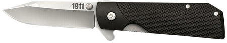 Cold Steel CS20NPJAA 1911 Folding Knife 3" Clip Point Blade Black Checkered Griv-Ex Handle