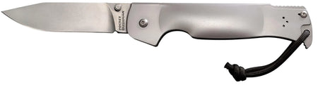 Cold Steel CS95FB Pocket Bushman Folder 4.5" Plain Clip Point Stone Washed 420 Steel Handle Ram Safe Lock