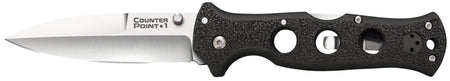 Cold Steel CS10AB Counter Point I Folding Knife 4" Plain Satin AUS-10A Stainless Steel Blade Tri-Ad Lock