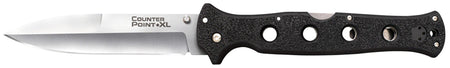 Cold Steel CS10AA Counter Point XL Folding Knife 6" Plain Satin AUS-10A Stainless Steel Blade Tri-Ad Lock
