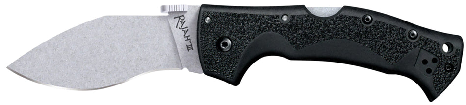 Cold Steel CS62JM Rajah III Folding Knife 3.5" Stone Washed AUS-10A Stainless Steel Drop Point Blade Tri-Ad Lock