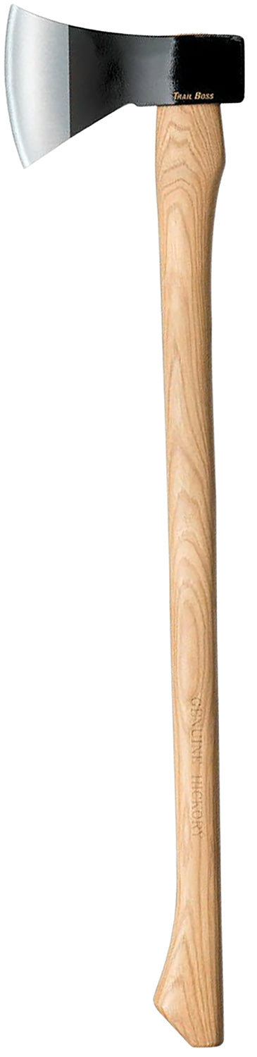 Cold Steel Trail Boss Outdoor Hatchet 4" Plain 1055 Carbon Steel Blade American Hickory 27" Handle
