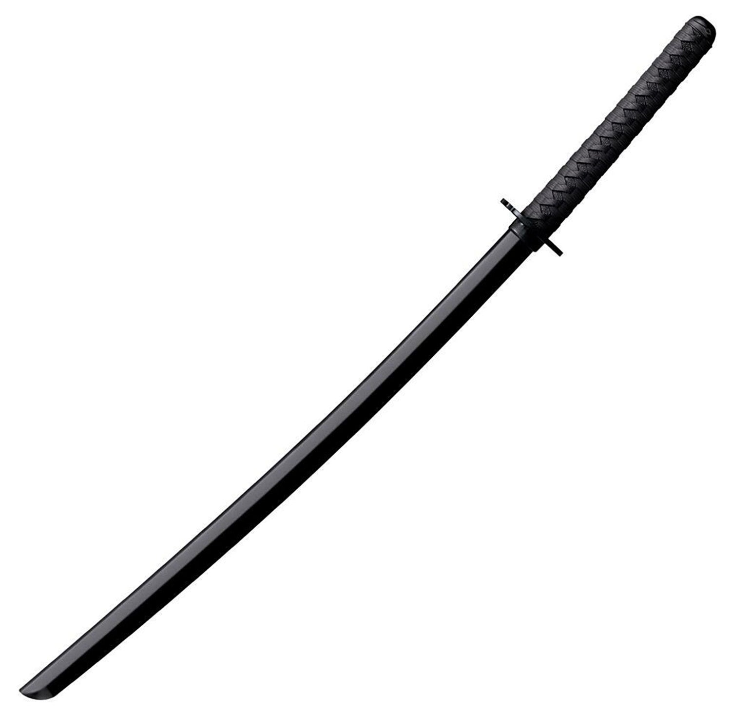 Cold Steel Bokken Martial Arts Training Sword 30" Black Polypropylene Blade with Cord Wrap Polypropylene Handle