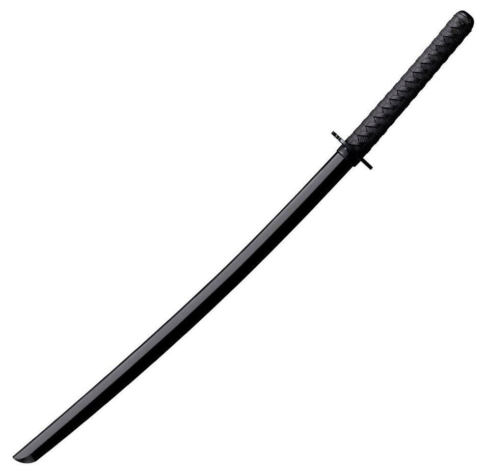 Cold Steel Bokken Martial Arts Training Sword 30" Black Polypropylene Blade with Cord Wrap Polypropylene Handle