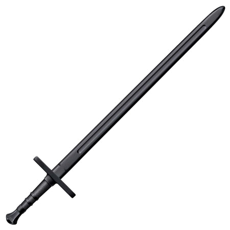 Cold Steel Hand & A Half 34" Fixed Black Polypropylene Training Sword for Martial Arts and Conditioning Drills