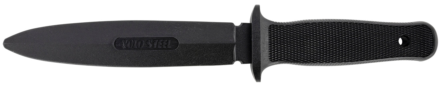Cold Steel Peace Keeper I Rubber Trainer 7" Fixed Plain Black Santoprene Blade and Handle Training Tool