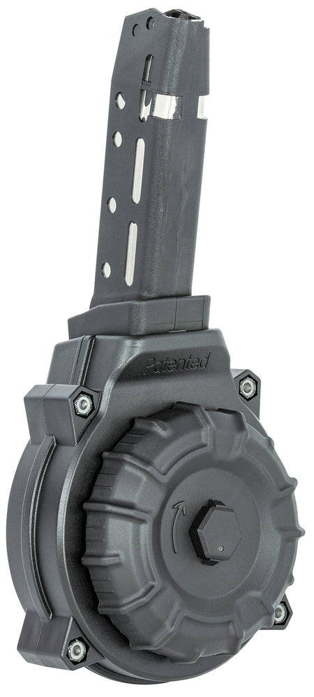 ProMag DRMA37 .45 ACP 40rd Drum Mag for Glock 30/21 Black DuPont Zytel
