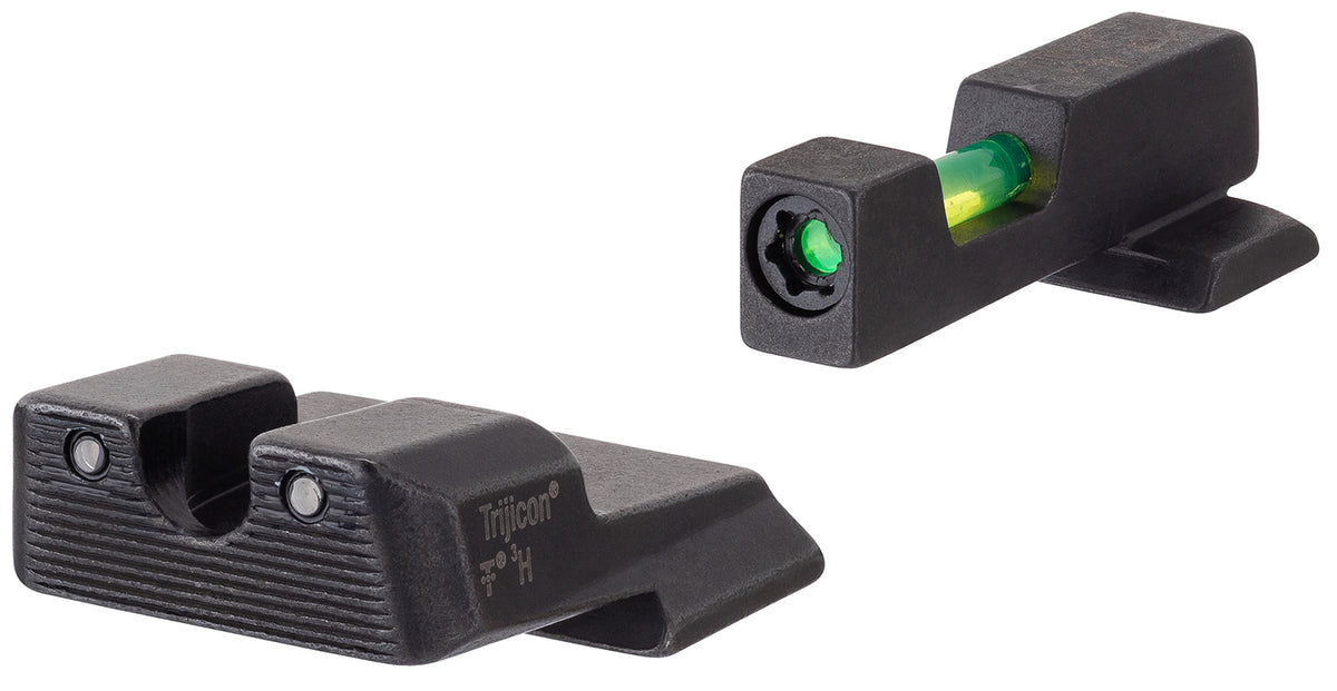 Trijicon DI Night Sights 601110 Green Tritium/Fiber Optic Front Rear Set Smith Wesson M&P Shield Plus