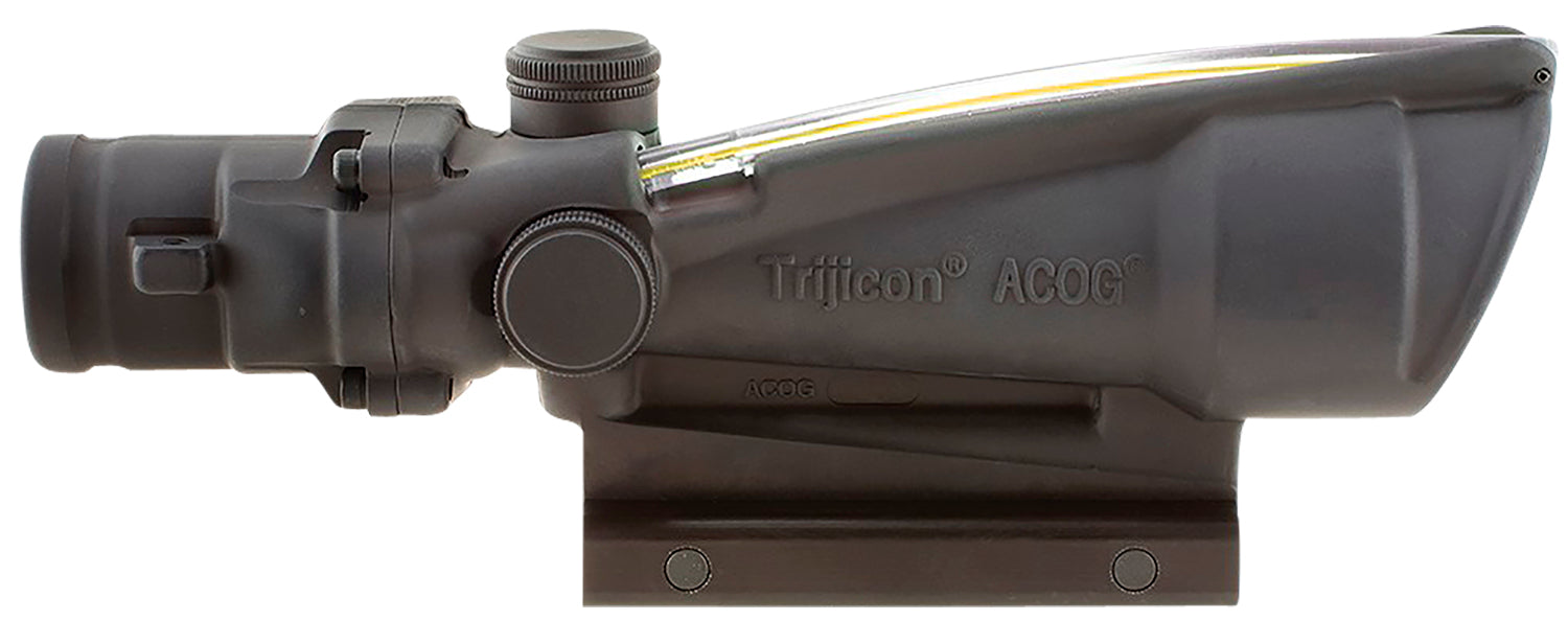 Trijicon ACOG Matte Black 3.5x35mm 100146 Illuminated Amber Chevron .223/5.56 BDC Reticle