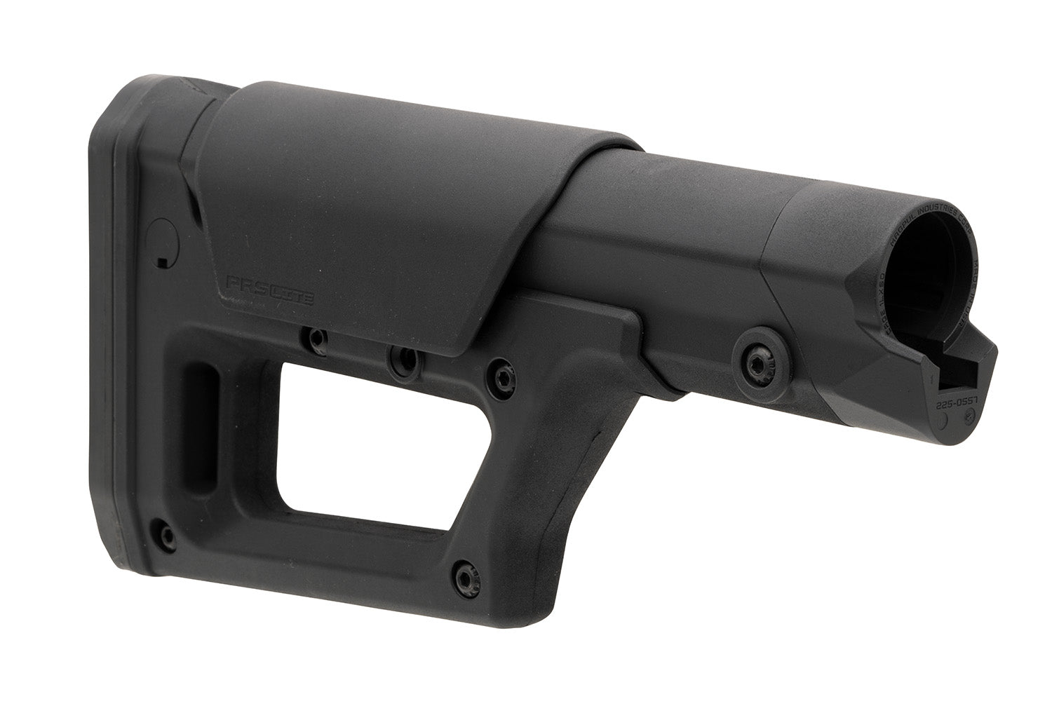 Magpul PRS Lite Adjustable Black Buttstock with Rubber Buttplate for AR-Pattern Rifles