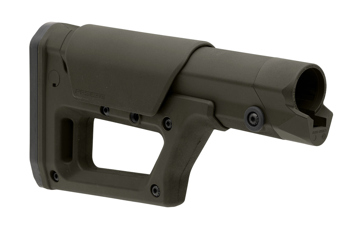 Magpul PRS Lite Adjustable OD Green Buttstock with Rubber Buttplate for AR-Pattern Rifles