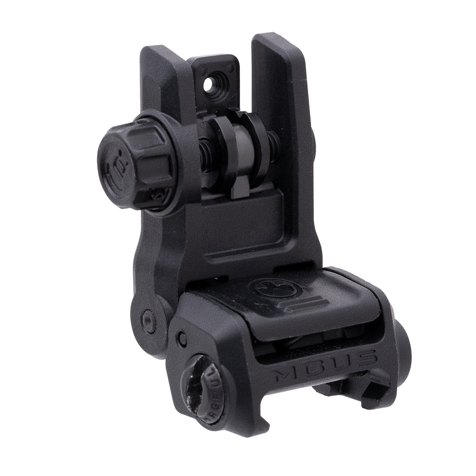 Magpul MBUS 3 Rear Sight Black Ambidextrous Flip-Up Rapid-Select Aperture AR-10/M4 MAG1167-BLK