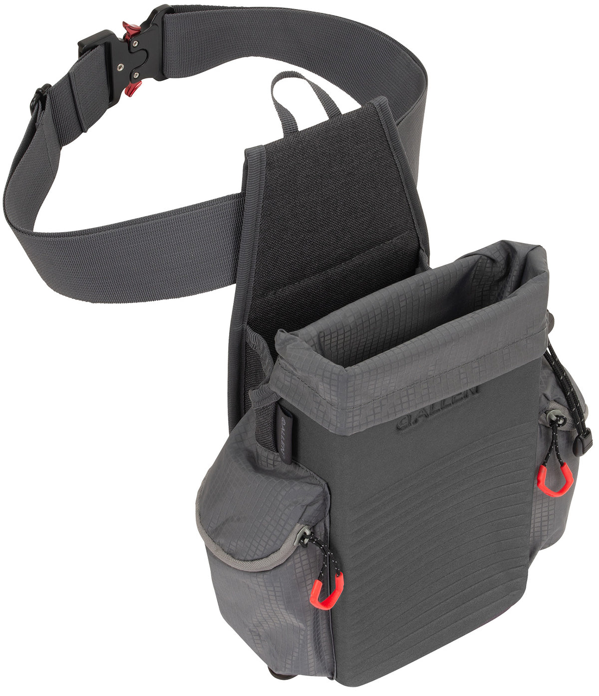 Allen Competitor All-In-One Gray EVA Shooting Shell Bag with Adjustable 52" Belt and Hull Bag Insert
