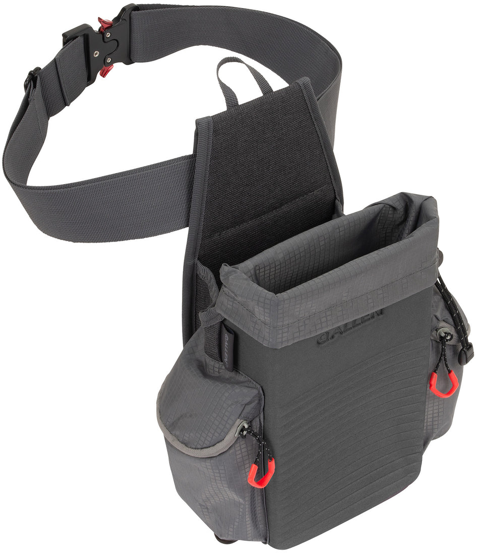 Allen Competitor All-In-One Gray EVA Shooting Shell Bag with Adjustable 52" Belt and Hull Bag Insert