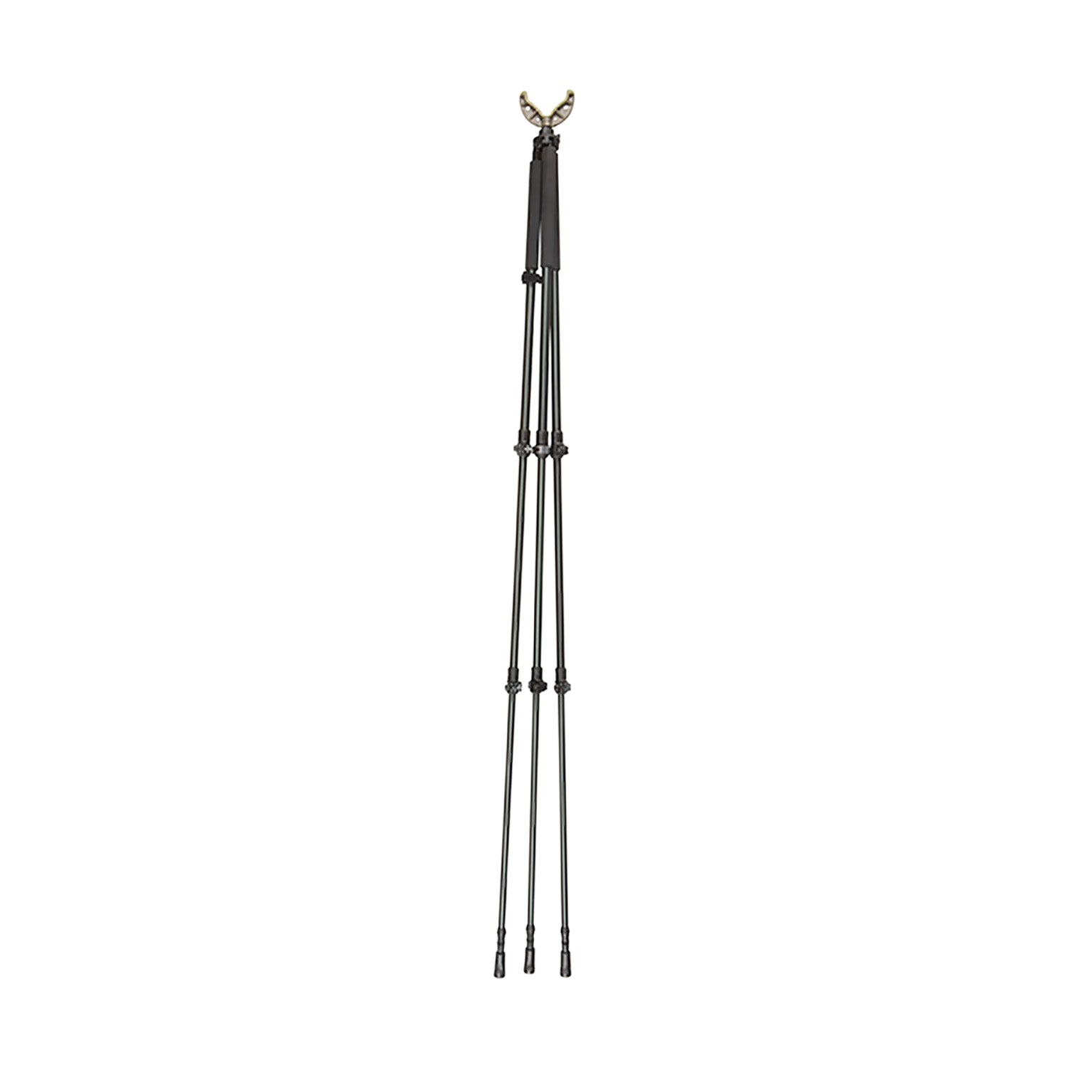 Allen Axial Tripod Shooting Stick 21412 Black Aluminum Rubber Feet 61 Inch Adjustment