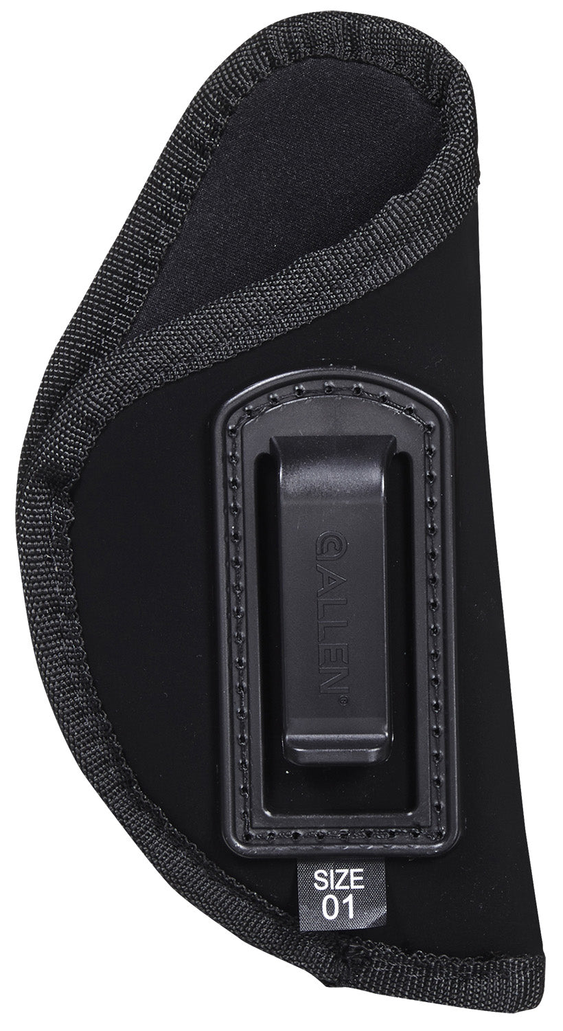 Allen 44601 ITP Concealment Holster Size 01 Black Ultrasuede, Fits 3-4" Barrel Medium Frame Semi-Autos, Molded Belt Clip, Right Hand