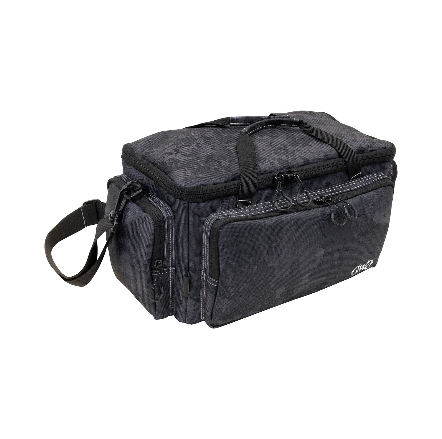 Girls With Guns 70639 Midnight Range Bag Blackout Camo with Zippered Pockets and Front Handgun Rug