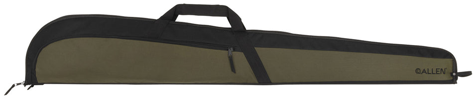 Allen Powell Shotgun Carry Case 52 Inch Green and Black 600D Polyester Padded with 1.5" Webbed Strap