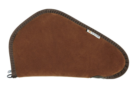 Heritage Cases 8613 Lockable Handgun Case 13 Inch Brown Suede Faux Sherpa Lining