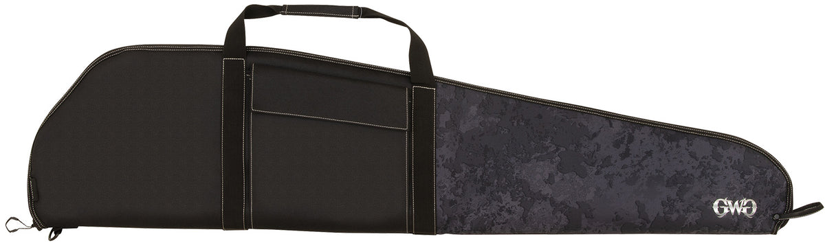Girls With Guns 90746 46" Midnight Rifle Case Black with Shade Blackout Camo Locking Zipper